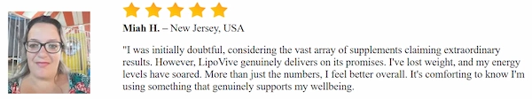LipoVive Customer Reviews